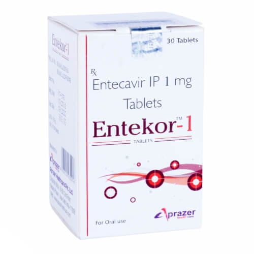 Препарат ENTEKOR 1 mg от гепатита B